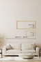Wallity Pintura Decorativa Enmarcada 50 x 120 cm
